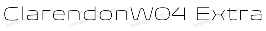 ClarendonW04 ExtraBo字体转换